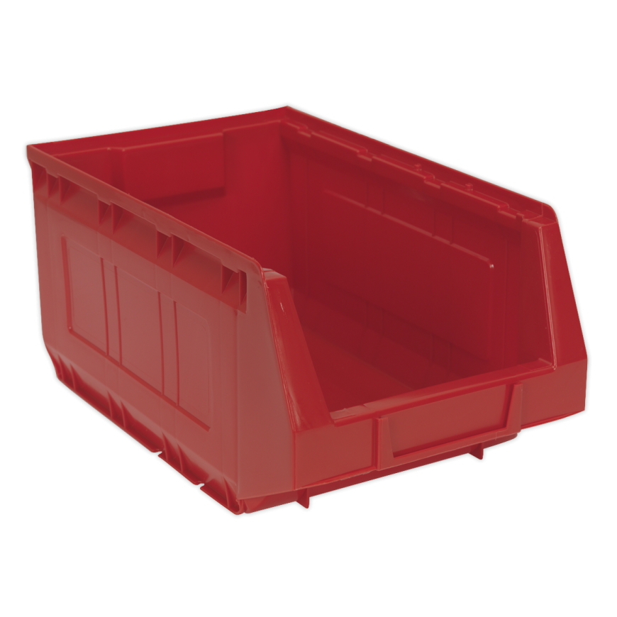 Plastic Storage Bin 150 x 240 x 130mm - Red - Pack of 24