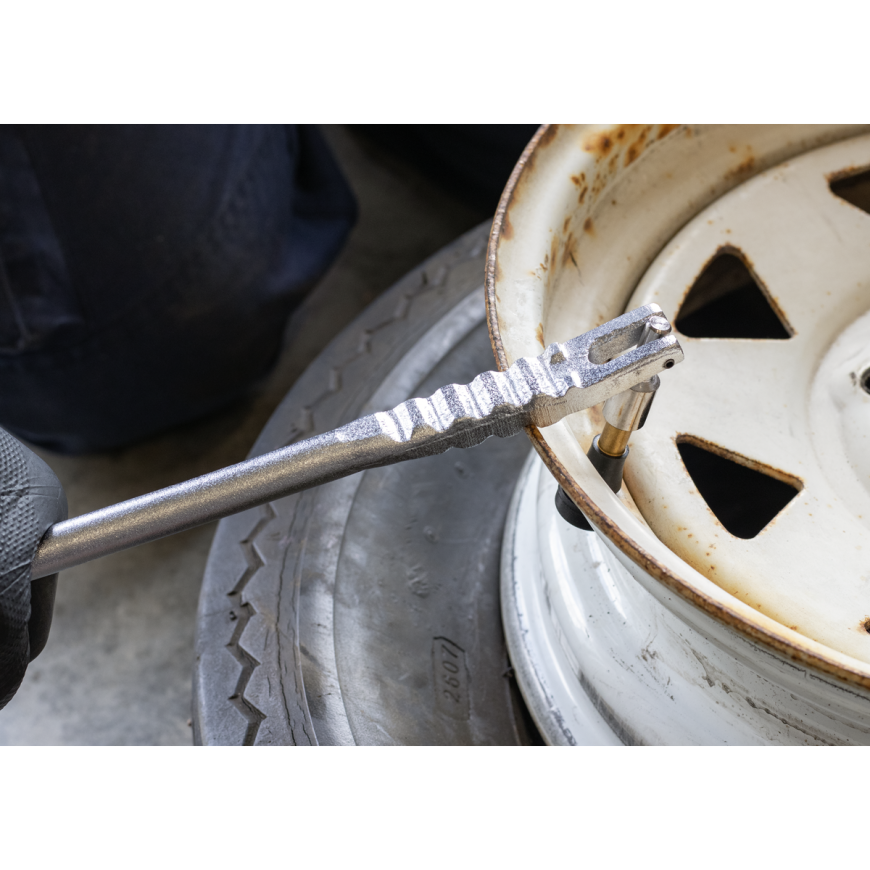 Anodised Tyre Inflator with Twin Push-On Connector