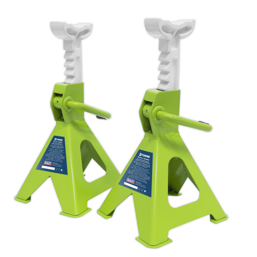 2.25 Tonne Low Profile Trolley Jack with Rocket Lift - Hi-Vis Green