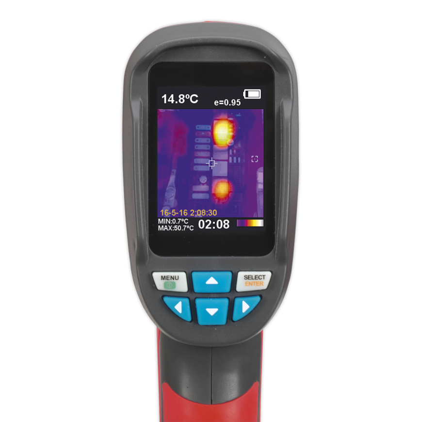 Infrared Twin-Spot Laser Digital Thermometer 12:1