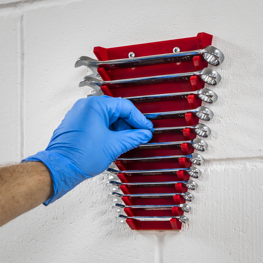 Magnetic Pegboard - Red