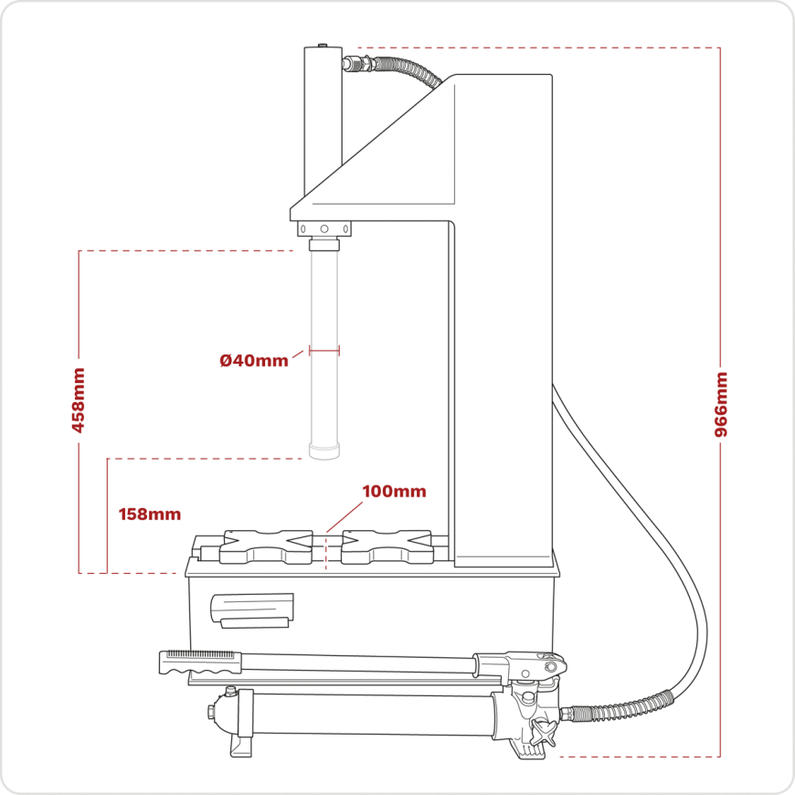 Ø12-38mm Wheel Bearing Puller 3-Jaw