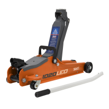 2 Tonne Low Profile Short Chassis Trolley Jack - Orange