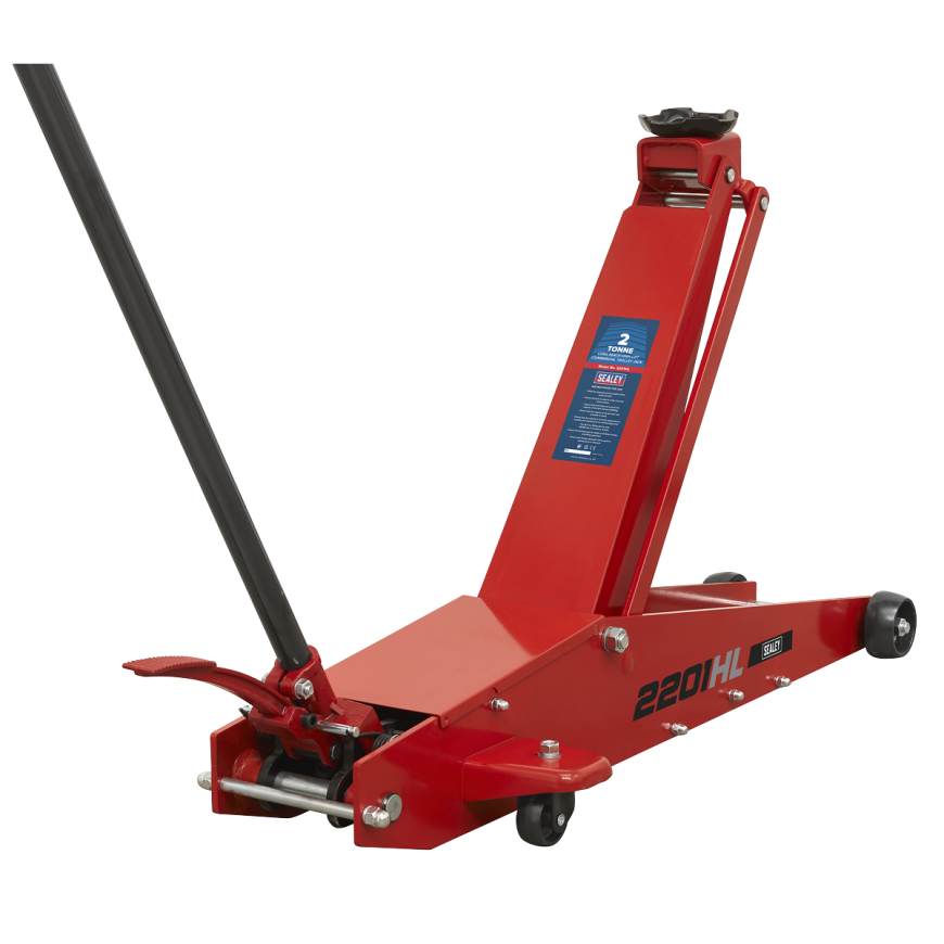 2 Tonne Long Reach High Lift Commercial Trolley Jack