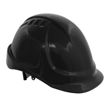 Safety Helmet - Vented (Black)