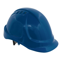 Safety Helmet - Vented (Blue)