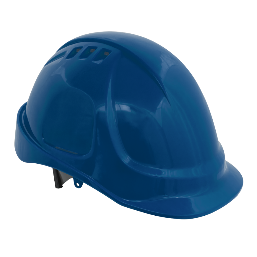 Safety Helmet - Vented (Blue)