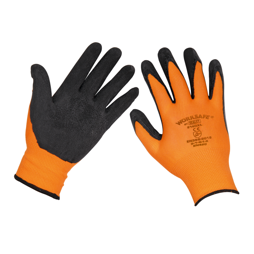 Foam Latex Grippa Gloves (X-Large) - Pack of 120 Pairs