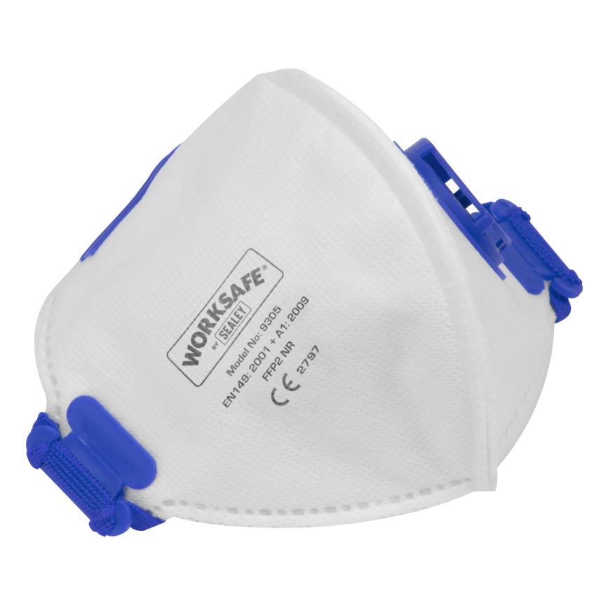 FFP2 Valved Fold Flat Mask - Pack of 10