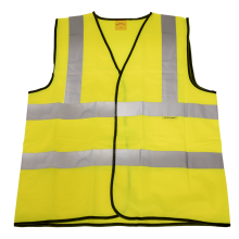 Hi-Vis Waistcoat (Site and Road Use) Yellow - Medium