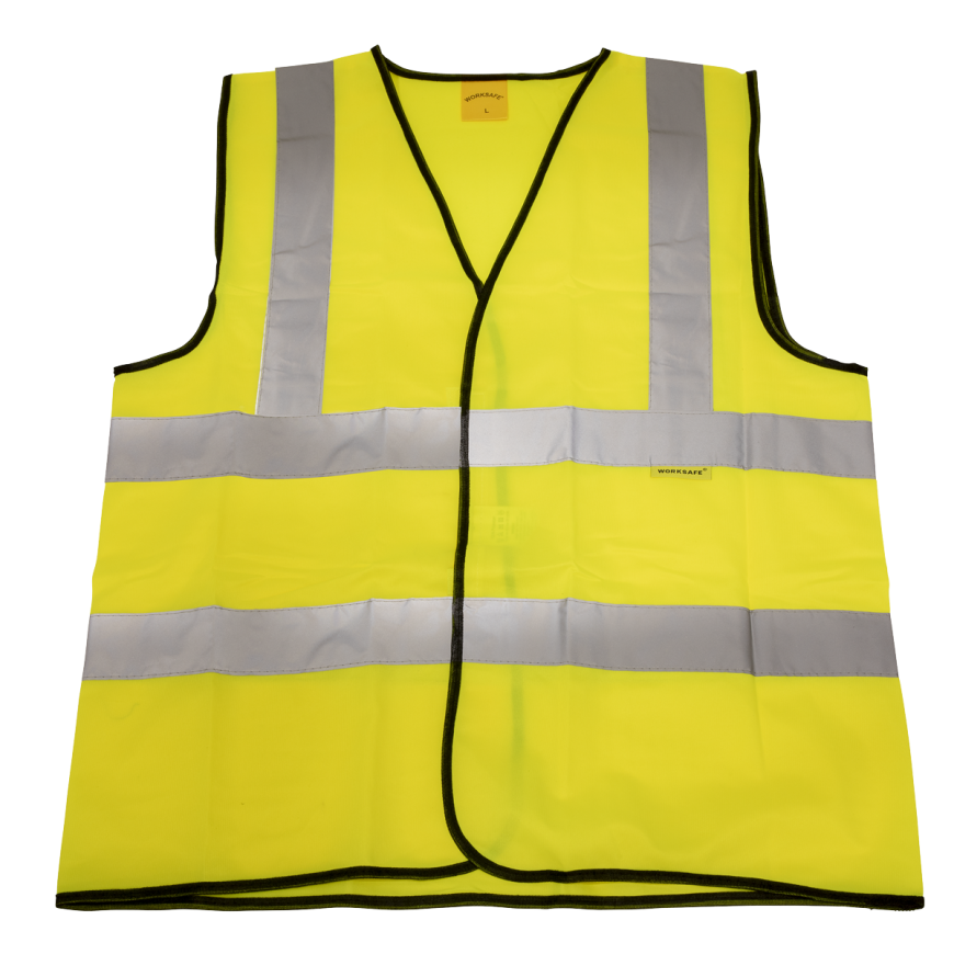 Hi-Vis Waistcoat (Site and Road Use) Yellow - Medium