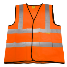 Hi-Vis Orange Waistcoat (Site and Road Use) - Medium