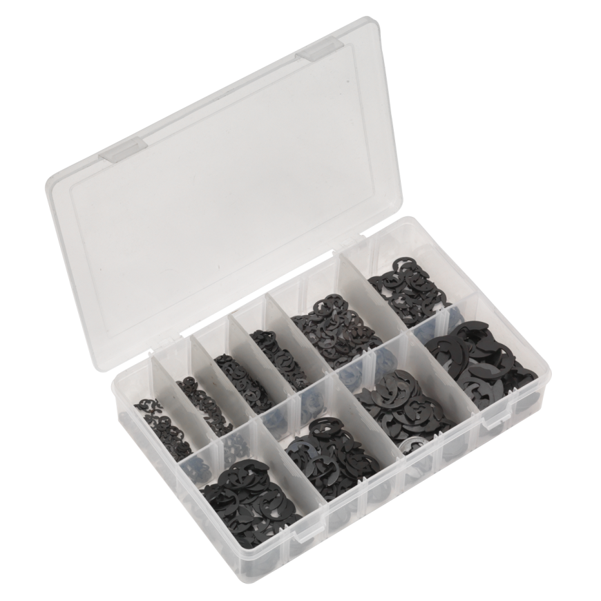 800pc E-Clip Retainer Assortment - Imperial