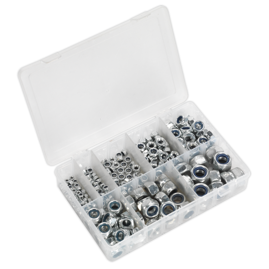 255pc Nylon Locknut Assortment DIN 985 - M4-M16