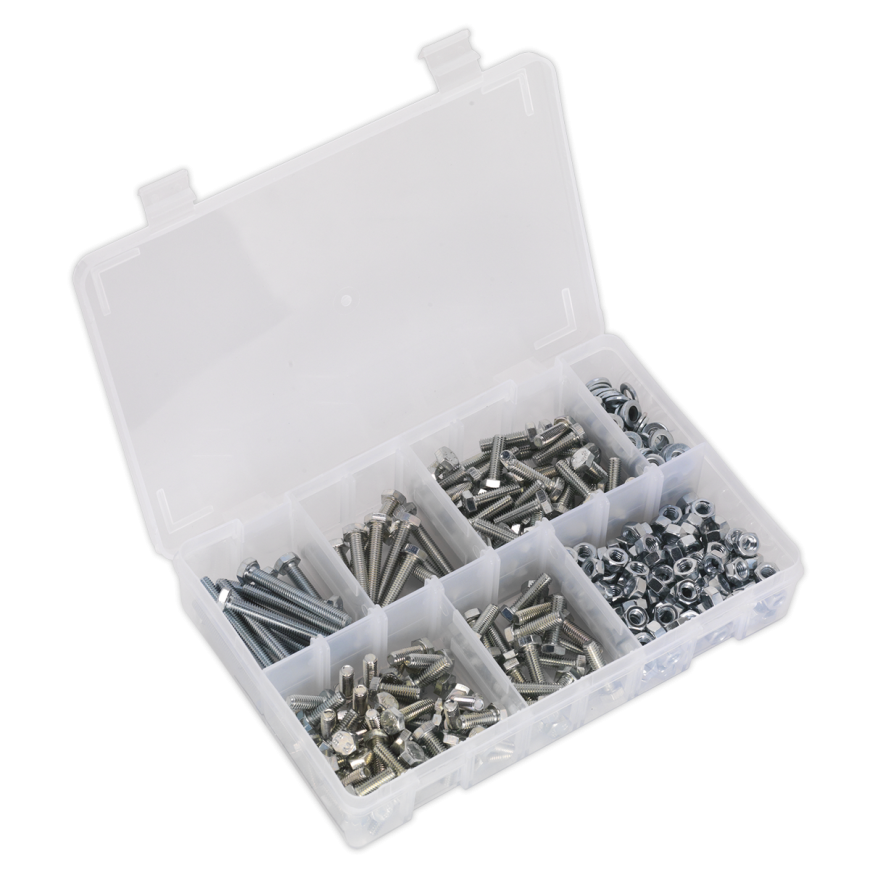 408pc High Tensile Setscrew, Nut & Washer Assortment M6