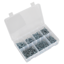 500pc Self-Drilling Phillips Pan Head Screw Assortment