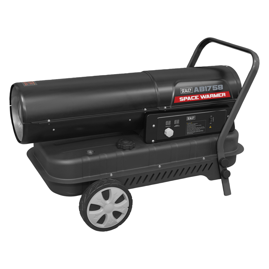 175,000Btu/hr Space Warmer® Kerosene/Diesel Heater with Wheels