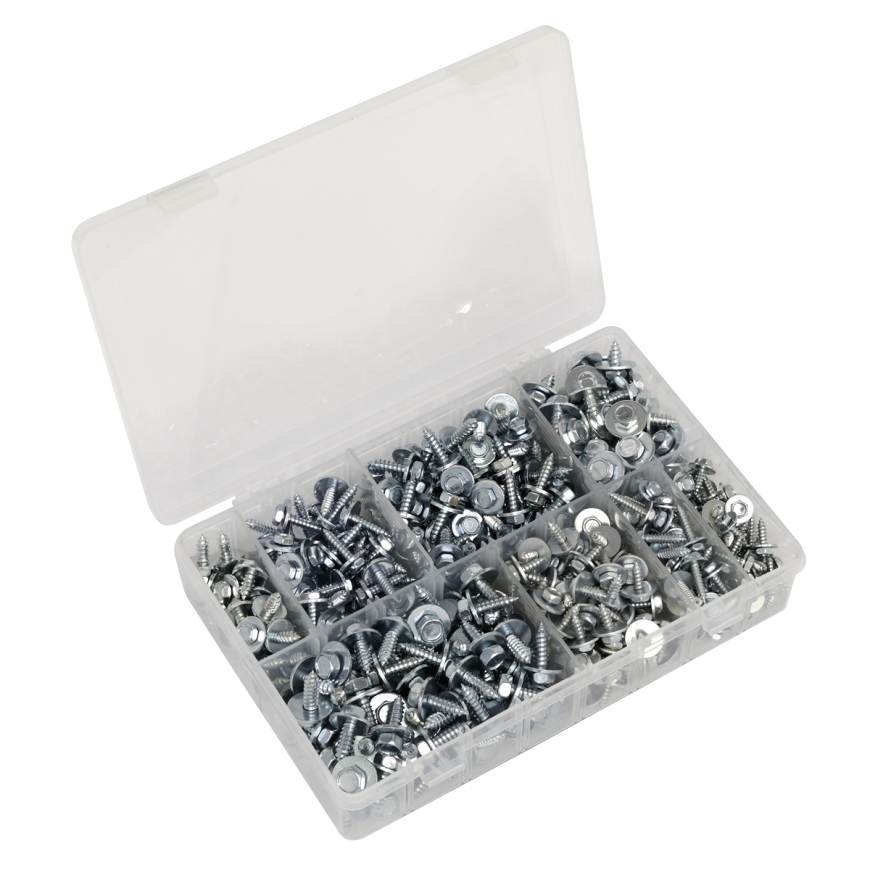 425pc Acme Screw with Captive Washer Assortment