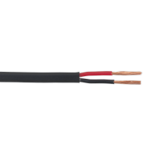 30m 32/0.20mm Thin Wall Flat Twin Automotive Cable - Black