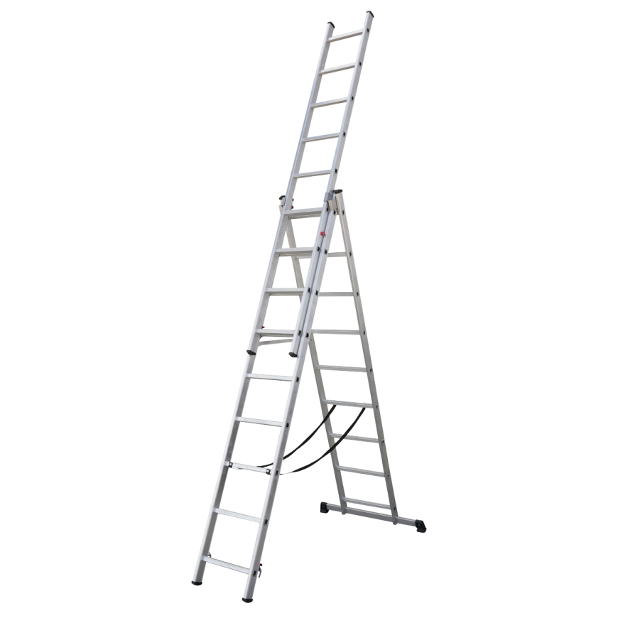 Aluminium Extension Combination Ladder 3x9 EN 131