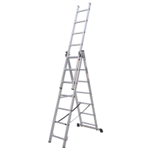 Aluminium Extension Combination Ladder 3x7 EN 131