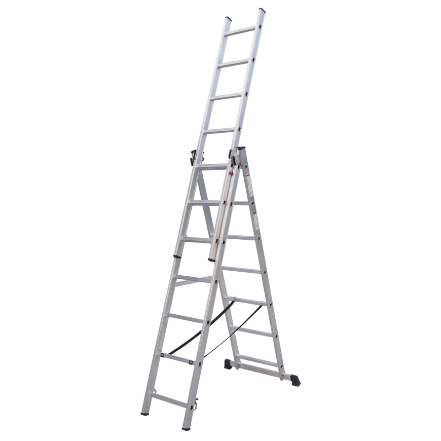 Aluminium Extension Combination Ladder 3x7 EN 131