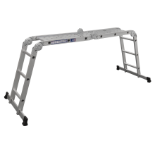 4-Way Trade Aluminium Folding Platform Ladder EN 131