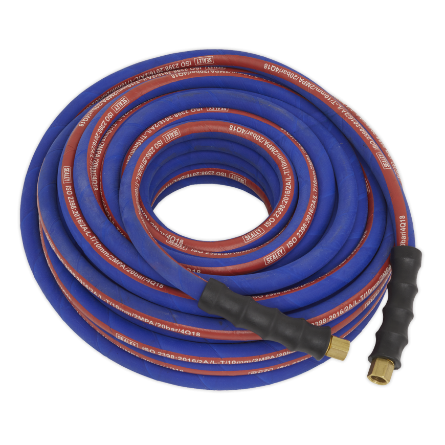 20m x Ø10mm Extra-Heavy-Duty Air Hose with 1/4