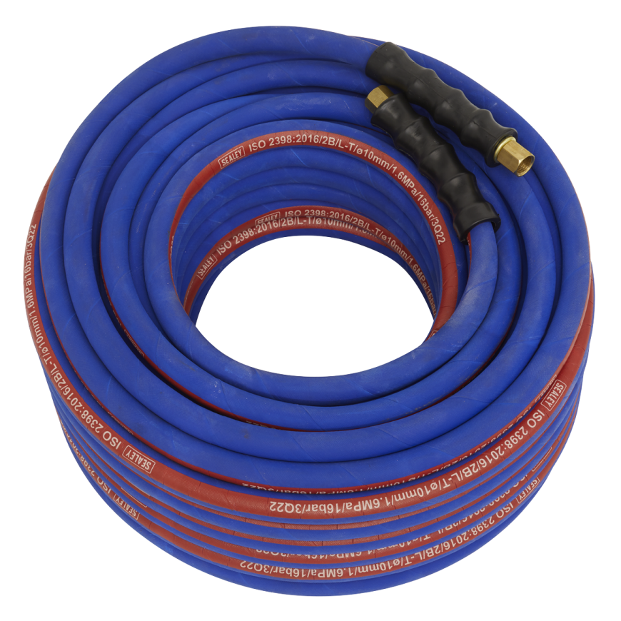 30m x Ø10mm Extra-Heavy-Duty Air Hose with 1/4