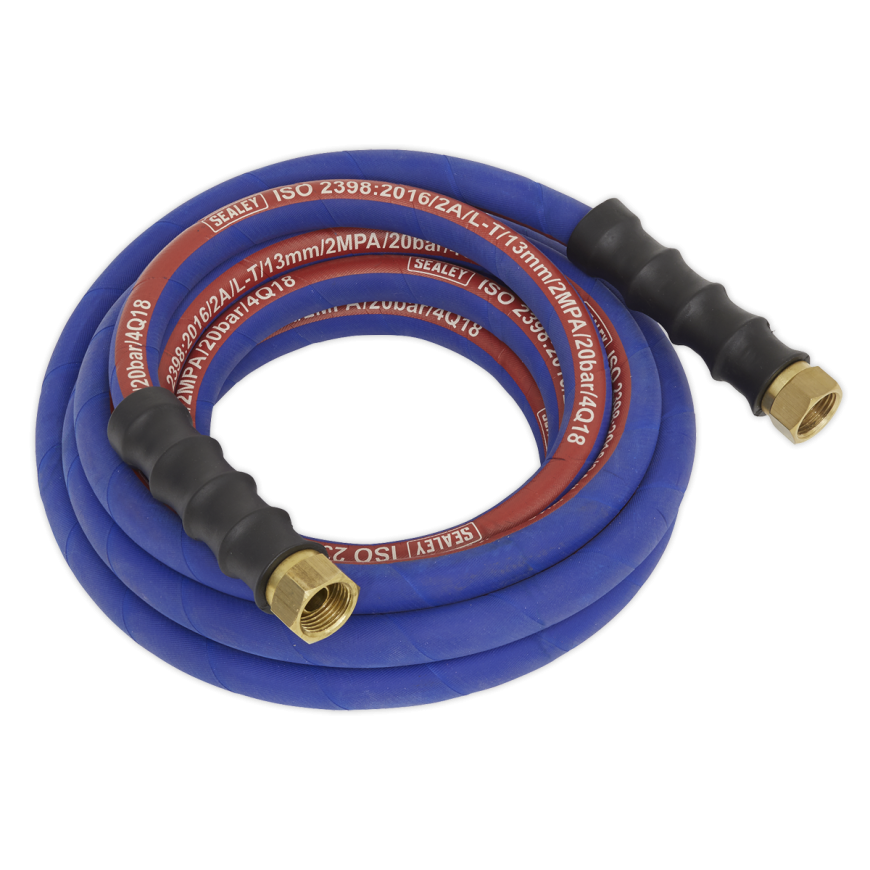 5m x Ø13mm Extra-Heavy-Duty Air Hose with 1/2