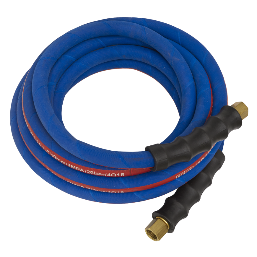 5m x Ø10mm Extra-Heavy-Duty Air Hose with 1/4