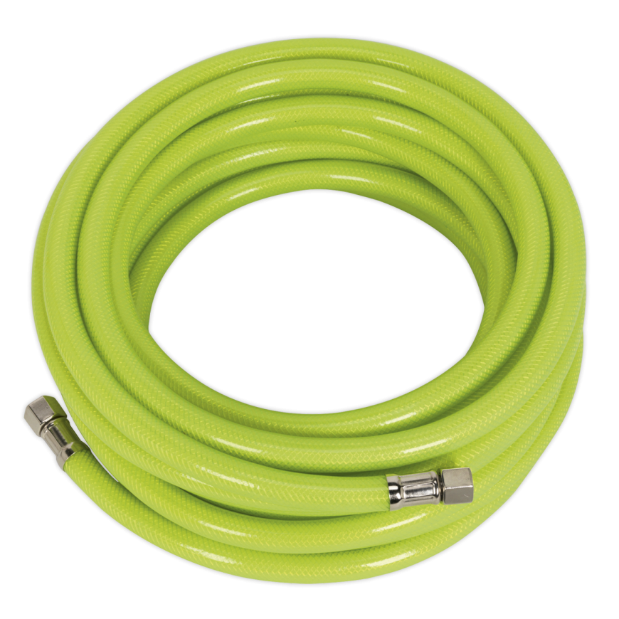 10m x Ø8mm High-Visibility Air Hose with 1/4