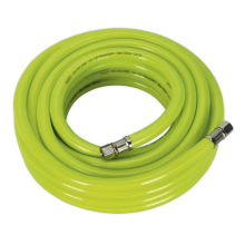 10m x Ø10mm High-Visibility Air Hose with 1/4