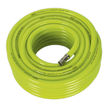 20m x Ø10mm High-Visibility Air Hose with 1/4