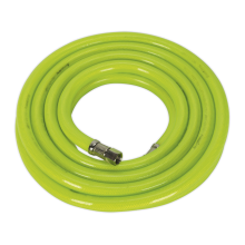 5m x Ø10mm High-Visibility Air Hose with 1/4