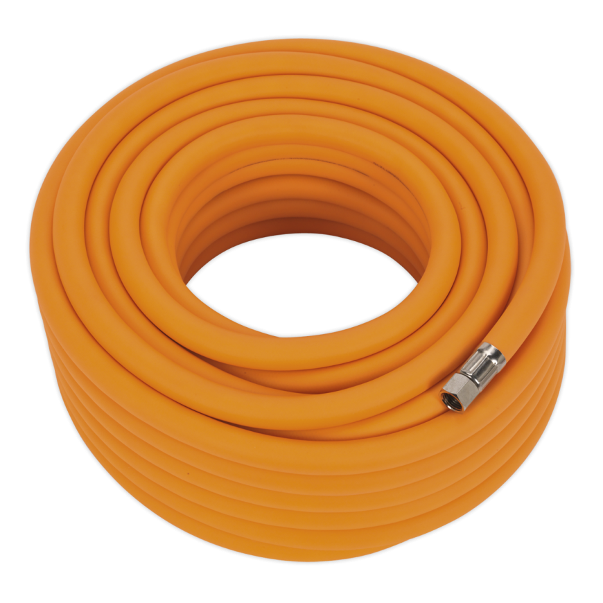 20m x Ø10mm High-Visibility Hybrid Air Hose with 1/4