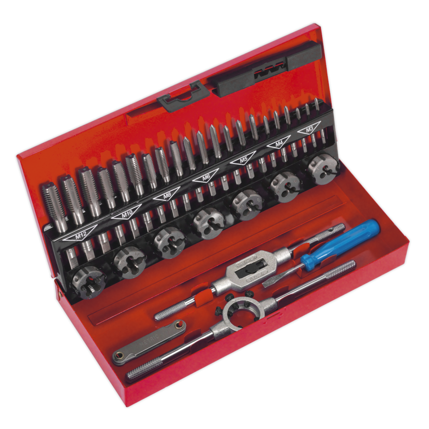 32pc Tap & Die Set Split Dies - Metric