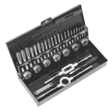 32pc Professional Tap & Die Set Split Dies - Metric HSS 4341