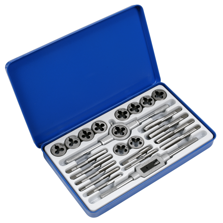 24pc Tap & Split Die Set - Imperial