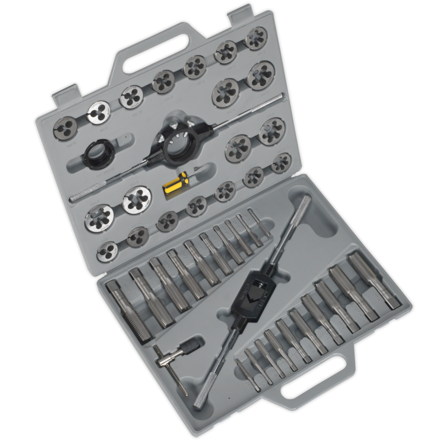 45pc Tap & Die Set Split Dies - Metric