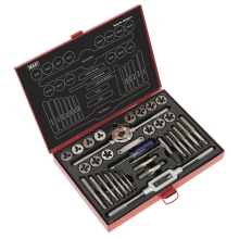 33pc Tap & Die Set Split Dies - Metric/UNF/BSP