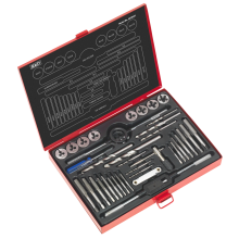 37pc Tap & Die Set Split Dies - Metric