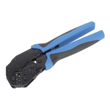 Angled Head Ratchet Crimping Tool - Insulated Terminals