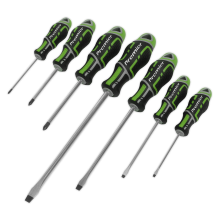 7pc GripMAX® Screwdriver Set - Hi-Vis Green