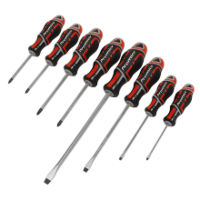 8pc GripMAX® Screwdriver Set - Red