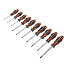 10pc GripMAX® TRX-Star* Screwdriver Set - Red