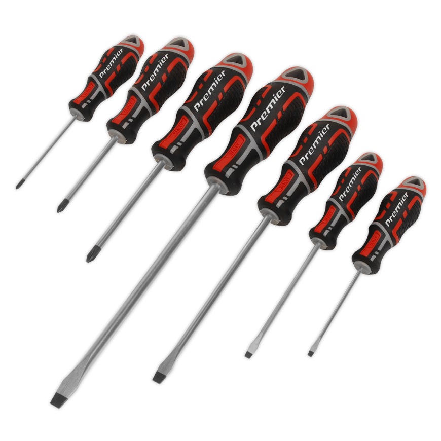 7pc GripMAX® Screwdriver Set - Red