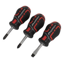 3pc GripMAX® Stubby Screwdriver Set