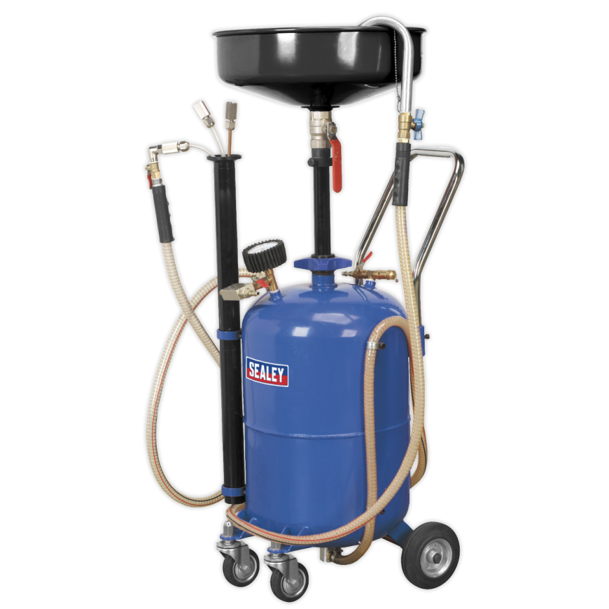 35L Air Discharge Mobile Oil Drainer with Probes