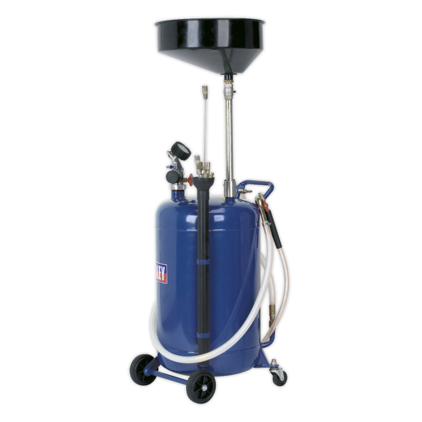 90L Air Discharge Mobile Oil Drainer with Probes